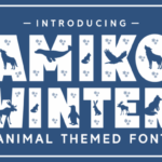 Amiko Winter Font - Featured Image