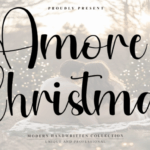 Amore Christmas Font - Featured Image
