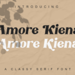 Amore Kiena Font - Featured Image