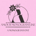 Amour Monogram Line Font - Featured Image