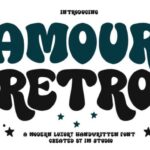Amour Retro Font - Featured Image