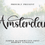 Amsterdam Font - Featured Image