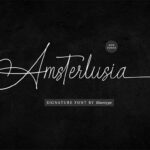 Amsterlusia Font - Featured Image
