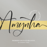 Amynha Font - Featured Image