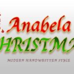 Anabela Christmas Font - Featured Image