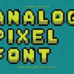 Analog Pixel Font - Featured Image