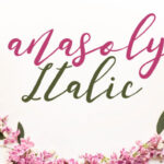 Anasoly Italic Font - Featured Image
