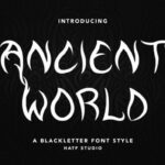 Ancient World Font - Featured Image