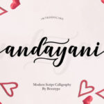 Andayani Script Font - Featured Image
