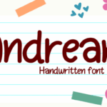 Andrean Font - Featured Image