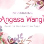 Angasa Wangi Font - Featured Image