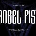Angel Fist Font - Featured Image