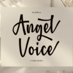 Angel Voice Font - Featured Image