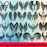 Angel Wings Font - Featured Image