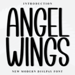 Angel Wings Font - Featured Image