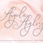 Angela Aiglory Font - Featured Image