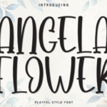 Angela Flower Font - Featured Image