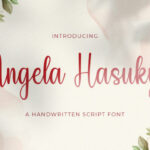 Angela Hasuky Font - Featured Image