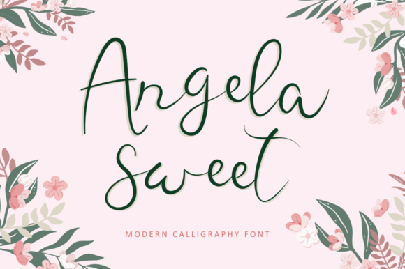 Angela Sweet Font - Featured Image