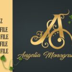 Angelia Monogram Font - Featured Image