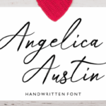 Angelica Austin Font - Featured Image