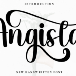 Angista Font - Featured Image