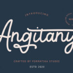 Angitany Font - Featured Image