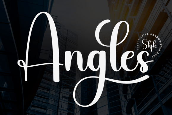 Angles Font - Featured Image