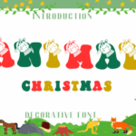 Animal Christmas Font - Featured Image