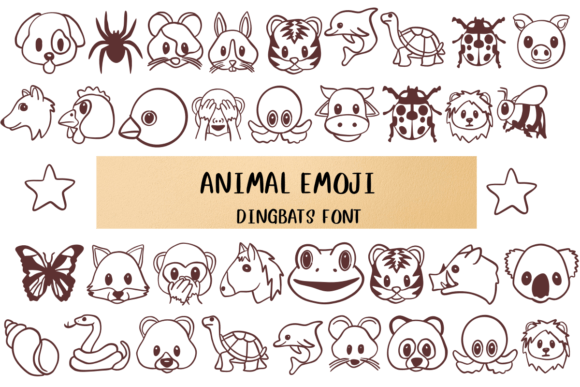 Animal Emoji Font - Featured Image