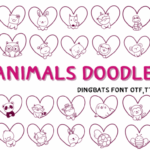 Animals Doodle Font - Featured Image