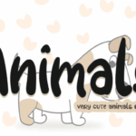 Animals Font - Featured Image