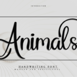Animals Font - Featured Image