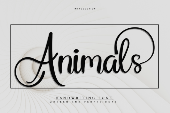 Animals Font - Featured Image