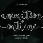 Animation Outline Font - Featured Image