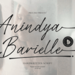 Anindya Barielle Font - Featured Image