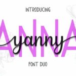 Anna Yanny Font - Featured Image