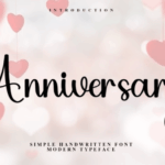 Anniversary Font - Featured Image