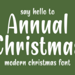 Annual Christmas Font - Featured Image