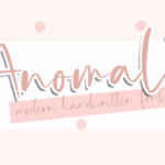 Anomali Font - Featured Image