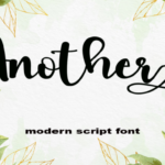 Another Font - Featured Image