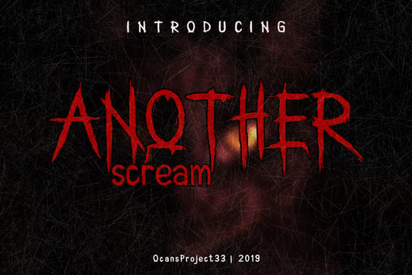 Another Scream Font - Featured Image