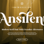 Ansilent Font - Featured Image