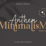 Anthem Minimalism Duo Font - Featured Image