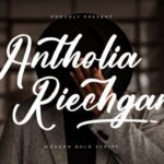 Antholia Riechgan Font - Featured Image