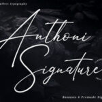 Anthoni Signature Font - Featured Image