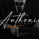 Anthonio Script Font - Featured Image