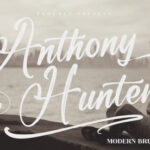 Anthony Hunters Font - Featured Image