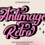 Antimage Retro Font - Featured Image