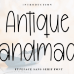 Antique Handmade Font - Featured Image